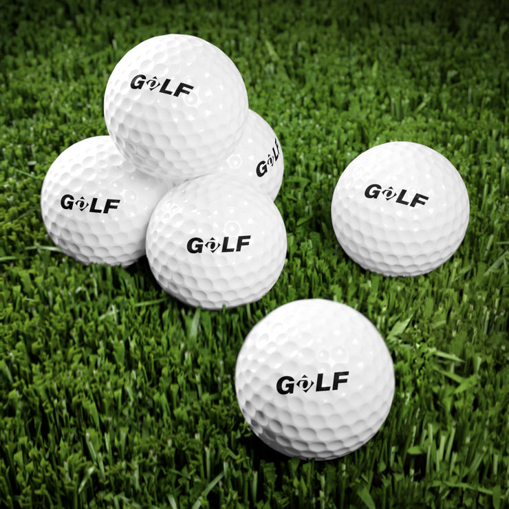 Golf Balls, 6pcs