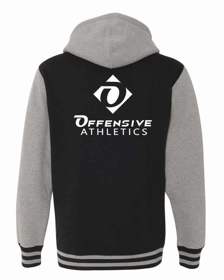 OA Unisex Varsity Full-Zip Hooded Sweatshirt