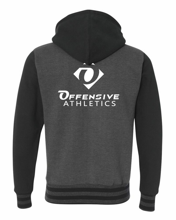 OA Unisex Varsity Full-Zip Hooded Sweatshirt