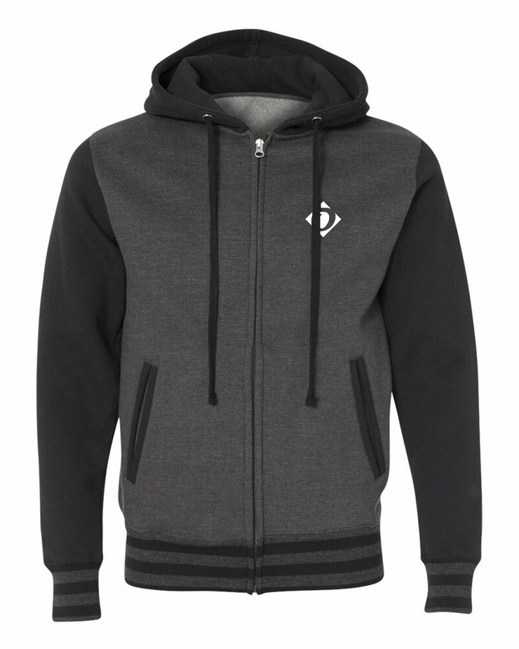 OA Unisex Varsity Full-Zip Hooded Sweatshirt