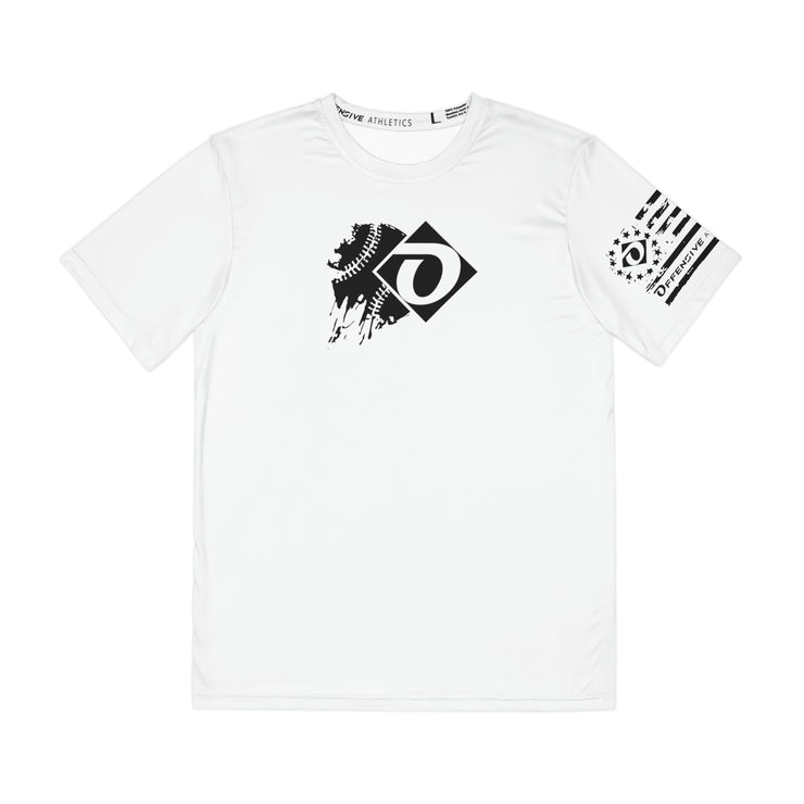 (White) OA BASEBALL Polyester Tee