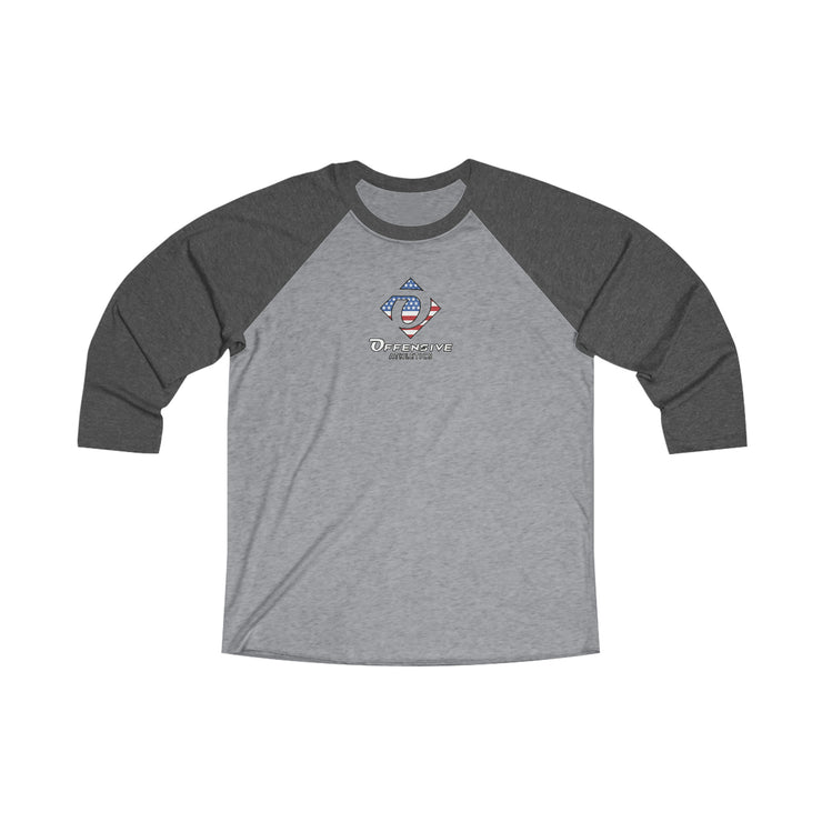 OA USA - Tri-Blend 3\4 Raglan Tee