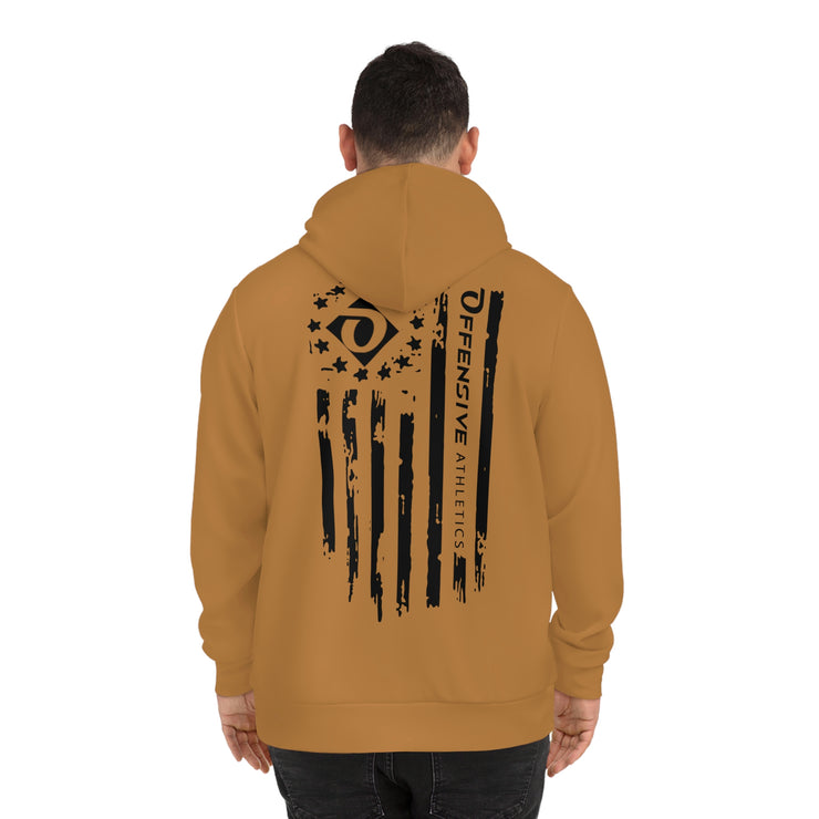 (Brown) OA Arm Hoodie