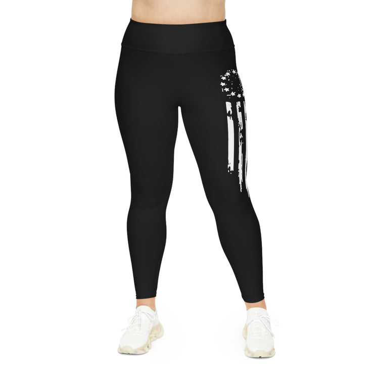 OA (Plus Size) Leggings (BLACK)