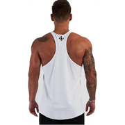 Men's Bodybuilding Stringer Tank Tops Y-Back Gym Fitness