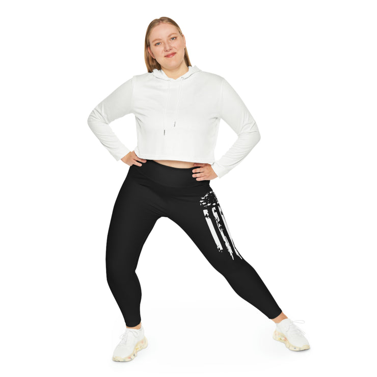 OA (Plus Size) Leggings (BLACK)