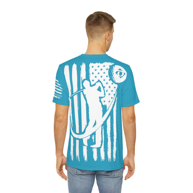 OA (Golf)(Turquoise) - Polyester Tee