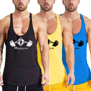 Men's Bodybuilding Stringer Tank Tops Y-Back Gym Fitness